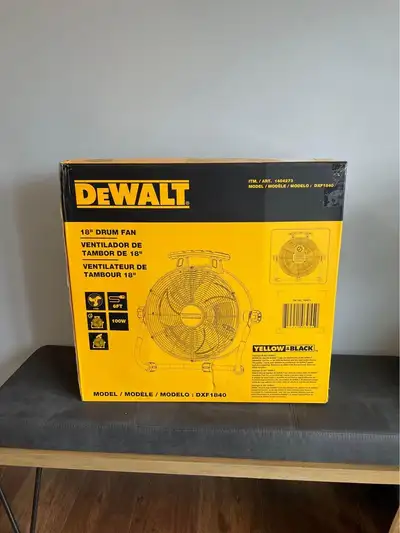 - Sturdy aluminum blades for powerful airflow - 3 adjustable speeds, delivering up to 4200 CFM - Dur...