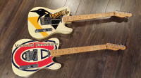 NHL Fender Telecaster Guitar