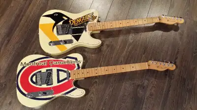 NHL Fender Telecaster Guitar