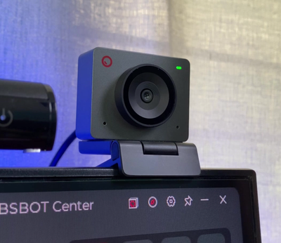 OBSBOT Meet2 4K PC Webcam 1/2" Sensor, AI Framing & Auto Focus, View more