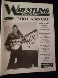Wrestling Then & Now bulletin lot x 7 WWF NWA AWA 1997-2003