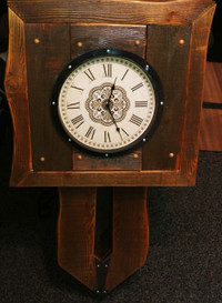 Hand carved Grandfather wall clock...