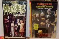 2 VHS Halloween Addams Family 1977 & The Munsters Lost Episode