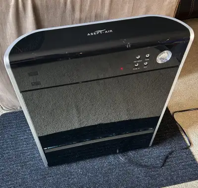 Unit is good and working condition, used for a few months since new. It is 21.5in tall, 7.5in thick...