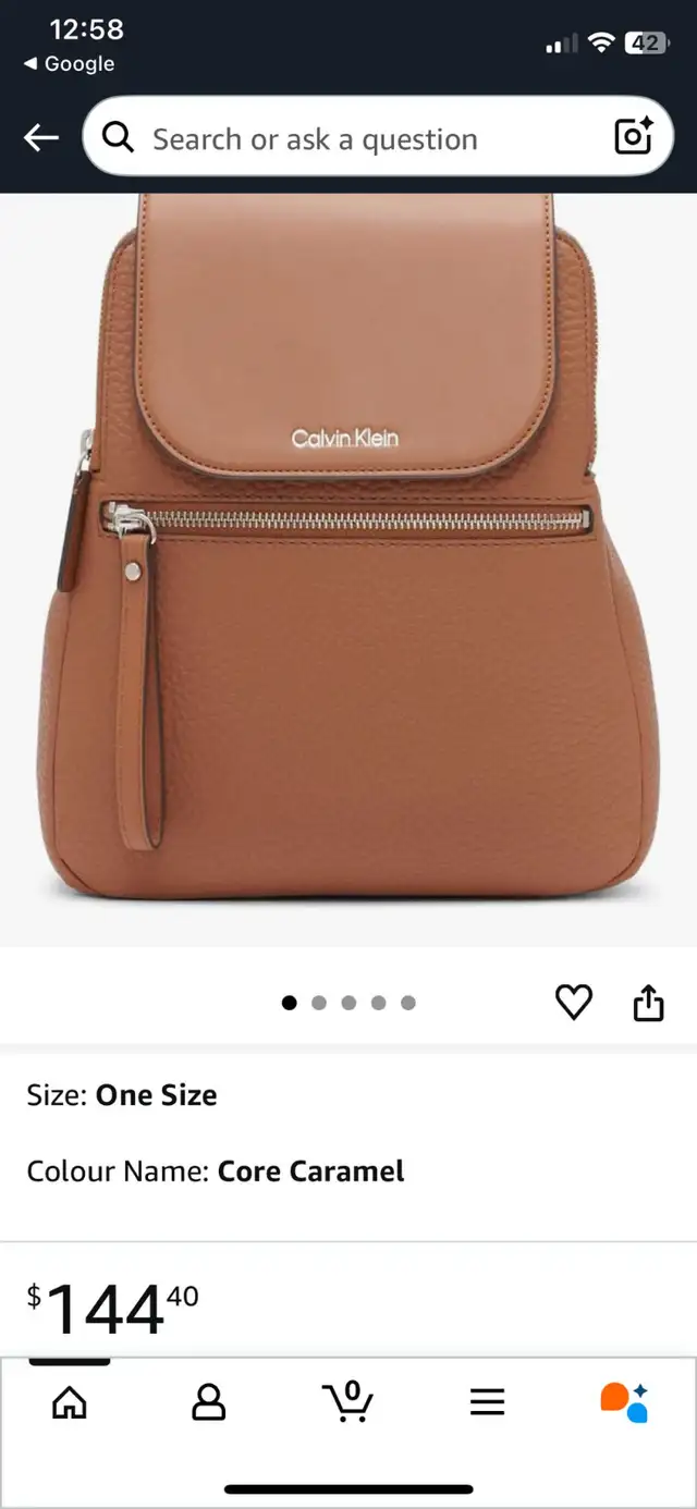 Calvin Klein Bag/Backpack! in Women's - Bags & Wallets in Ottawa - Image 6