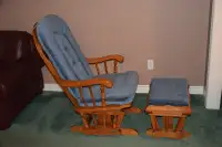 Rocking Chair / Glider with Footstool