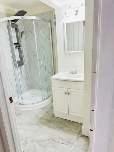 Newly build basement for rent. 3 car parkings. 30% utilities . Contact for more details @6475343531....