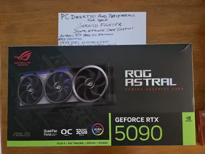 Simple selling my Asus Astral RTX 5090 cause prices are crazy high and going highrer. Payment EMT or...