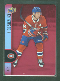 22-23 Upper Deck Tim Hortons Nick Suzuki Red Montreal Canadiens