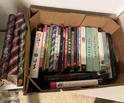 Box of books, View more