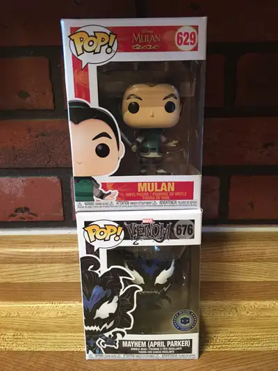 Collectable FUNKO POPs.Both brand new and priced individually.Boxes are in very good condition and p...