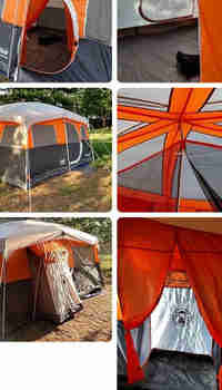 Coleman Jenny Lake 8-Person Fast Pitch Cabin Tent with Closet