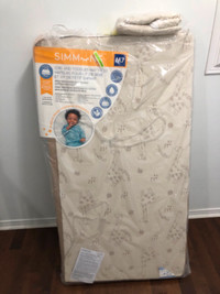Simmons Organic Sleep Bundle Crib Mattress & Protector