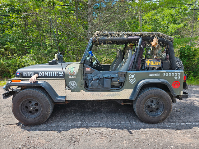 Jeep Wrangler 1991     Zombie Hunter  Jurassic Park in Classic Cars in Peterborough