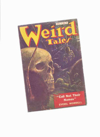 British Weird tales digest/pulp 1954 horror stories