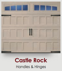 'Magnetic Handles & Hinges for your Steel Carriage Garage Door!