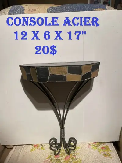 Console/étagère acier, View more