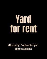 Contractor Yard for Rent