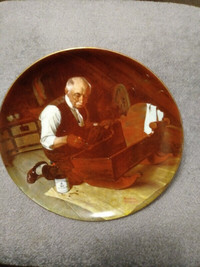 Grandpa's Gift by Norman Rockwell Limited Collectors Plate.