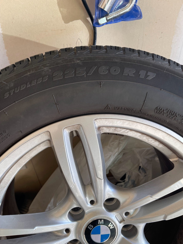 225/60R17 Michelin BMW X3 Rims and Tires in Tires & Rims in Oshawa / Durham Region - Image 2