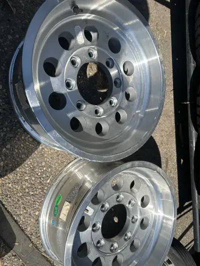 Brand new trailer aluminum wheels ,priced at 599 each ,350 for both