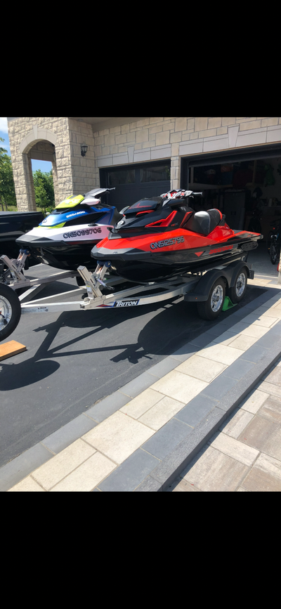 2016 Rxpx 300 2016 Wake 215 Dual axle triton double trailer 2 X floating docs (easy port max 2i)