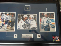 24”x36” matted and framed Toronto Maple Leafs