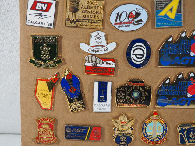 26 Vintage Olympic Games Lapel Pins - Mostly Calgary 1988 in Arts & Collectibles in Edmonton - Image 3