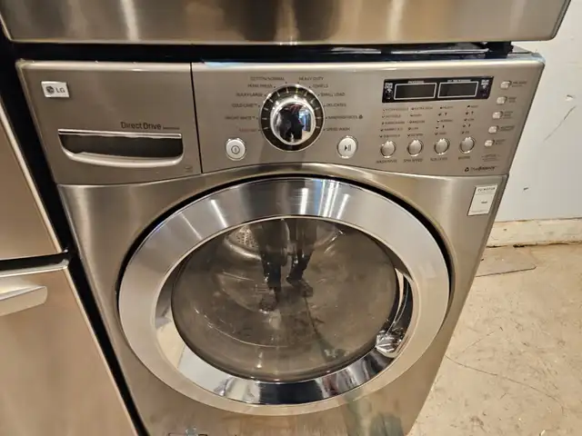 lg front load washer electric dryer set can deliver  in Washers & Dryers in Mississauga / Peel Region - Image 5