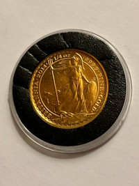 2014 Britannia 1/4 oz 9999 Fine Gold Coin