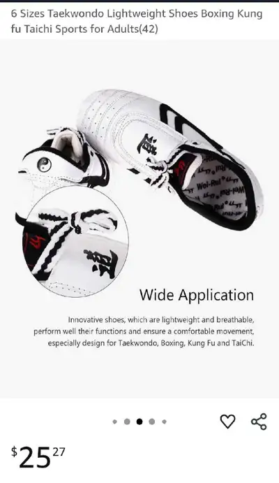 Wei-Rui Taekwondo Shoes, View more