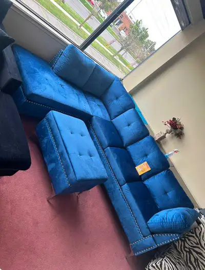 Blue Sectional, View more