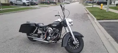 1977 harley-davidson flh shovelhead. Matching # frame motor tranny . New wiseco pistons, original ri...