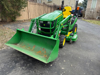 John Deere 1025R tractor loader mower $19900
