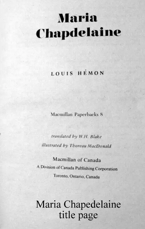 Canadian classic books Maria Chapdelaine and Sunshine Sketches in Fiction in City of Toronto - Image 6