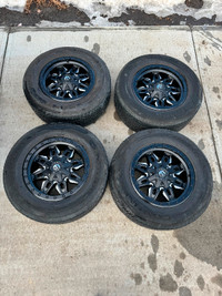 FUEL Wheels 18”x9”. 8x170 with offset at 20. No damages