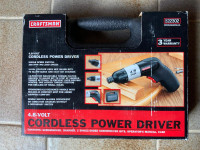 Craftsman 4.8 - Volt Cordless Power Driver With Case