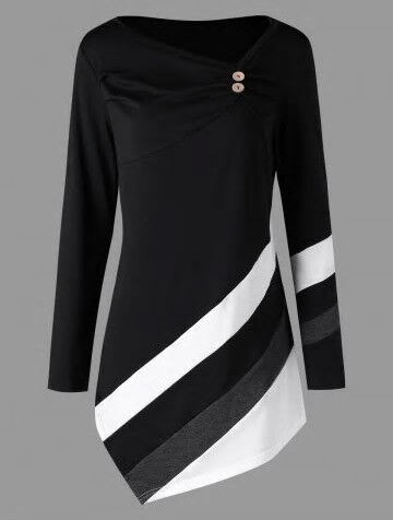 Black Grey & White Ladies Top dans Femmes - Hauts et vêtements d'extérieur  à Kingston - Image 3