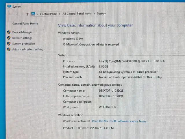 Lenovo ThinkCentre M710e SFF (i5-7400, 8 GB DDR4, 250 GB SSD) in Desktop Computers in City of Toronto - Image 8