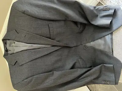 Arturo Calle Dark Grey Suit, Size 38/32, View more