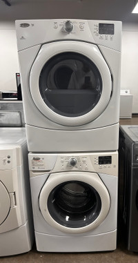27” whirlpool washer and dryer white 