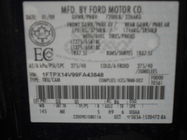 2009 Ford F-150 in Cars & Trucks in Strathcona County