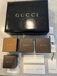 Gucci empty boxes