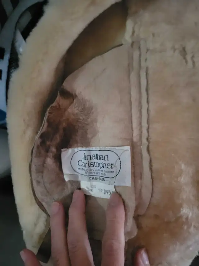 Great condition Vintage Jonathan Christopher Shearling jacket in Men's in City of Toronto - Image 8