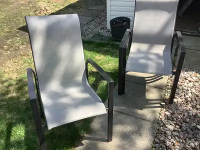 Stacking patio chairs, View more
