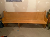 Antique Church Pew. Perfect for Your Home, School, or Store!