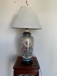 Chinese Famille Rose Style Lamp