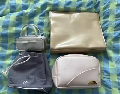 4 Dior Cosmetic bags(Good/fair condition)(Giving away for FREE), View more