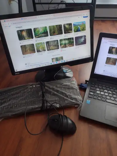 Ecran , clavier et souris, View more