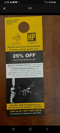 LICENSED PLUMBER AVAILABLE FOR ANY JOB . CALL 6474099379 City of Toronto Toronto (GTA) Preview